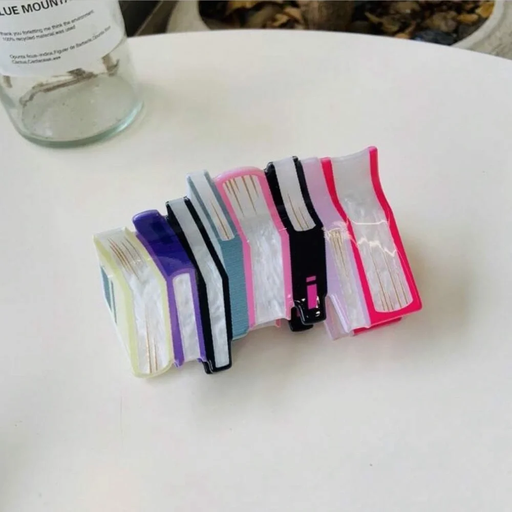 3/$22🩶 Book Stack Claw Clip Library Reading Teacher Hair Accessory Acrylic NEW